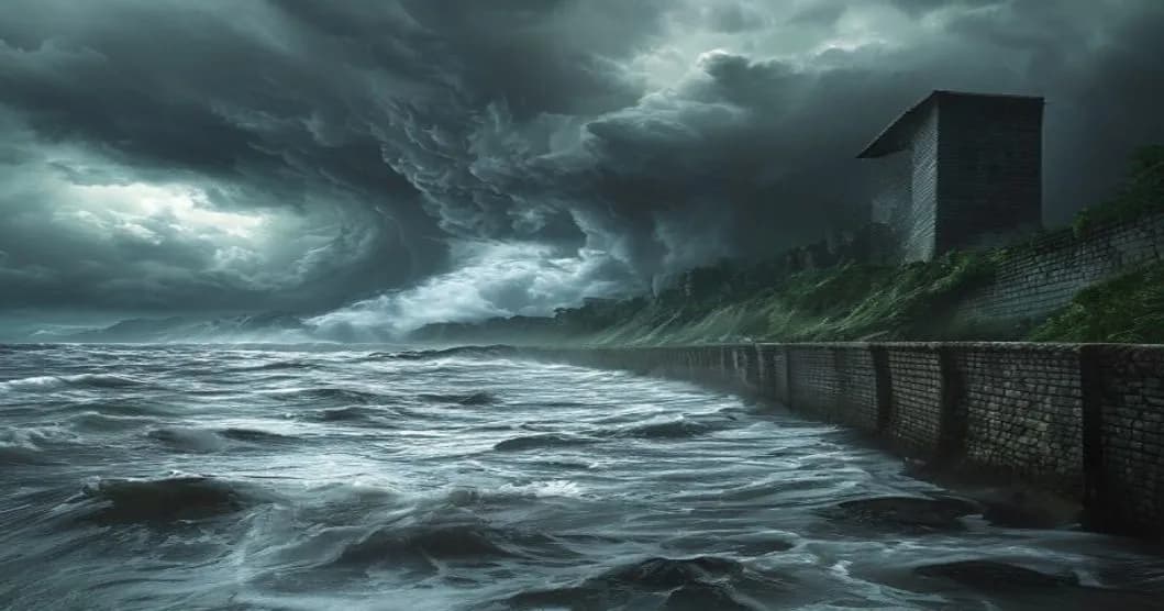 Indonésie : le mur de mer géant de 500 km face à la montée des eaux